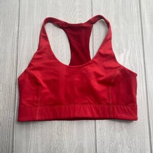 Outdoor Voices Women's Bright Red Sports Bra Size Small